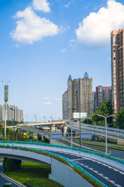 istock Modern urban architecture in Chengdu 1413686712