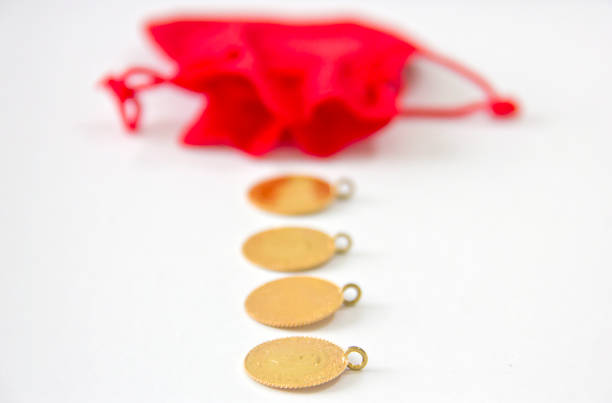 istock Turkish traditional gold coins 1413690458