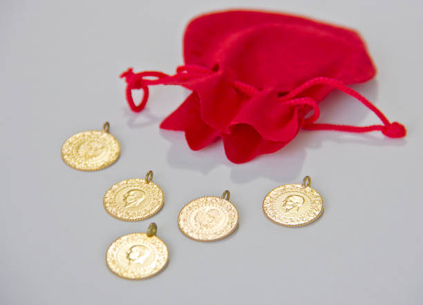 istock Turkish traditional gold coins 1413690526
