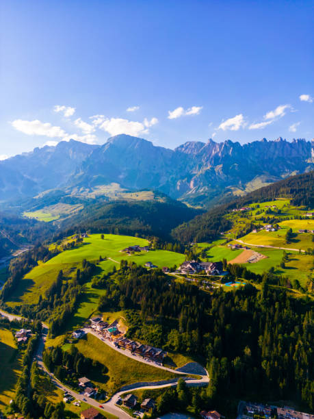 istock Scenic view to Austrian alps in summer 1413691227