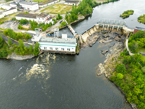 Evolugen - La Lièvre - Dufferin Power Plant in Buckingham,Quebec , Canada