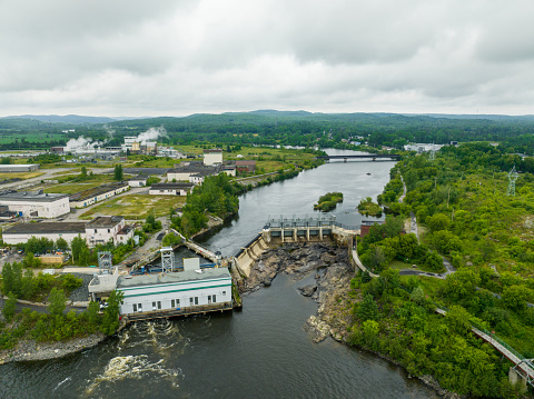 Evolugen - La Lièvre - Dufferin Power Plant in Buckingham,Quebec , Canada