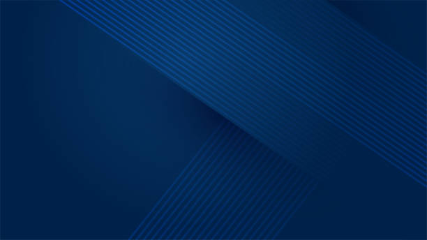 moderner dunkelblauer abstrakter hintergrundpapierglanz und ebenenelementvektor für die präsentationsgestaltung. anzug für business, corporate, institution, party, fest, seminar und gespräche. - blauer hintergrund stock-grafiken, -clipart, -cartoons und -symbole