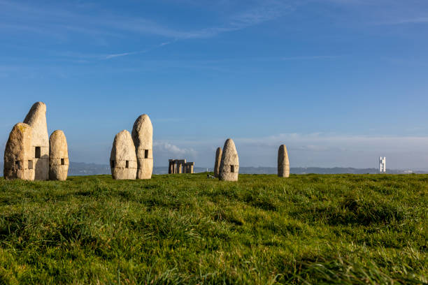istock Historical monument, sculptures made of stones 1413704943