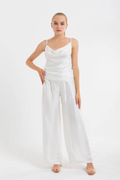istock Fashion lady on white background. 1413710064