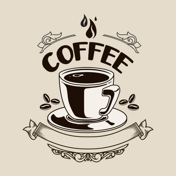 istock Cup of coffee retro decorative advertising design 1413715381