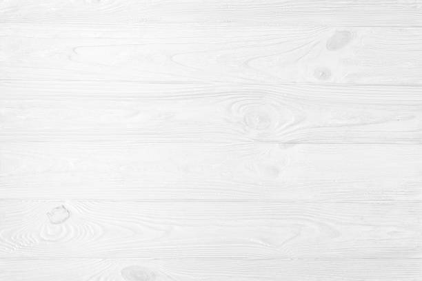 the texture of a white wooden board. empty background. - wit stockfoto's en -beelden