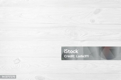 istock The texture of a white wooden board. Empty background. 1413717270