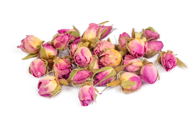 istock Dry rose flower petals tea 1413729567