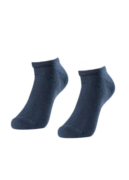 istock Short black socks on a white isolated background 1413740473