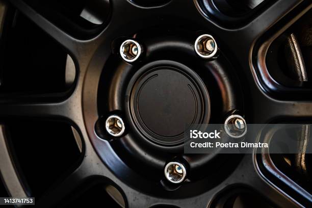 Black And Sport Car Wheel Stock Photo - Download Image Now - Adult, Adults Only, Alloy