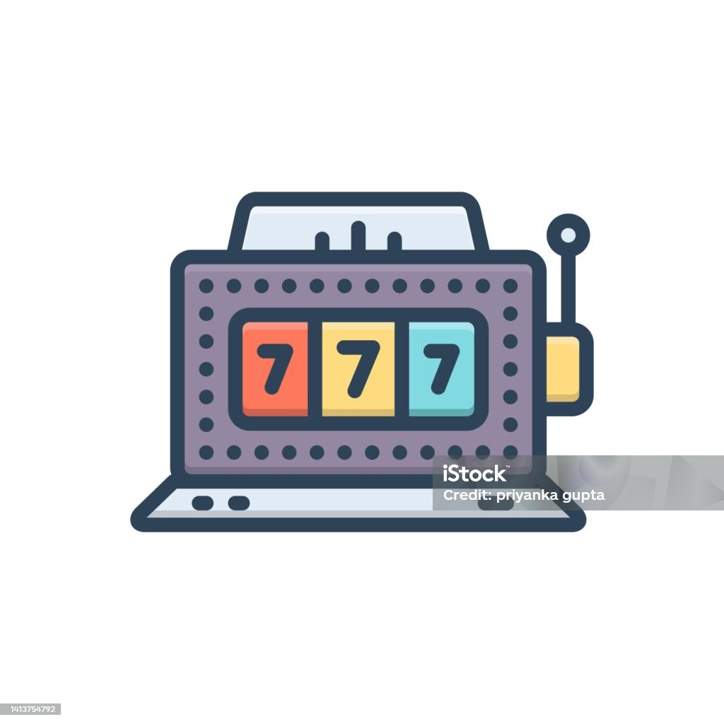 Chance Slot Icon Slot Jackpot Stock Illustration - Download Image Now - Casino, Chance ...