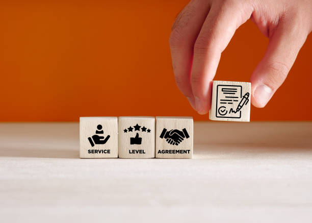 istock Service Level Agreement SLA business concept. 1413759243