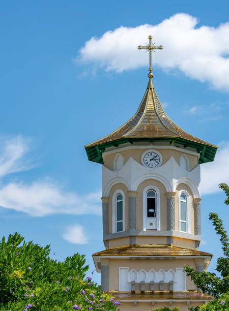istock Bell tower Ortodox church, from Neamt district, Romania 1413764012