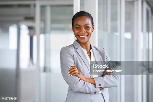Portrait Of Successful African American Business Woman Stock Photo - Download Image Now