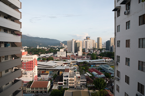 Variety of daily scenes from various location in Penang, Malaysia