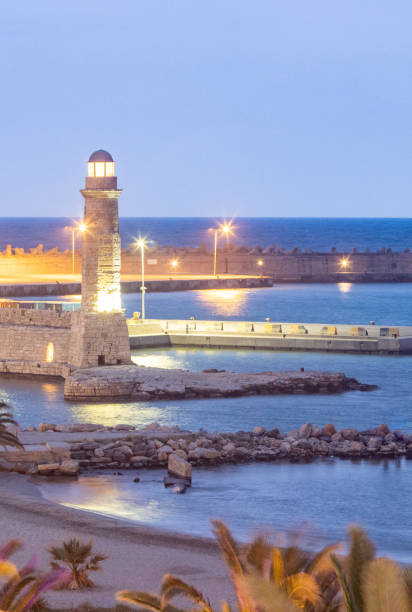 istock Rethymnon Lighthouse at Rethymno Town in Crete, Greece 1413767076