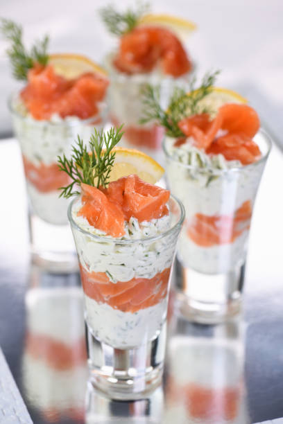 istock Verrine  soft  cheese cream and salmon 1413768047