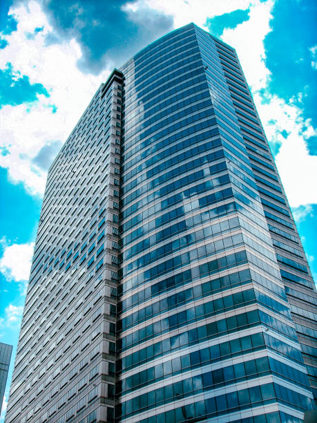 istock A clean high-rise building with a clear sky 1413776508