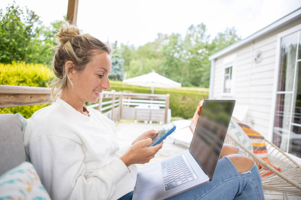 istock Woman working from home 1413777043