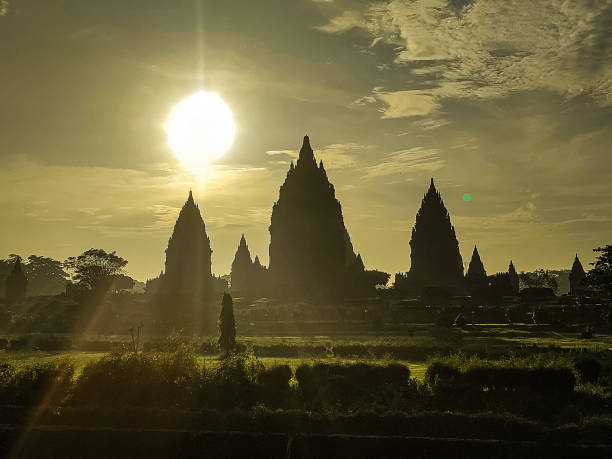 istock Prambanan temple in the sunny morning 1413780248