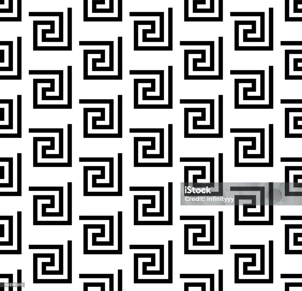 Greek Patterns Key Header Seamless Greek Key Luxury Background Pattern Texture Stock Illustration ...