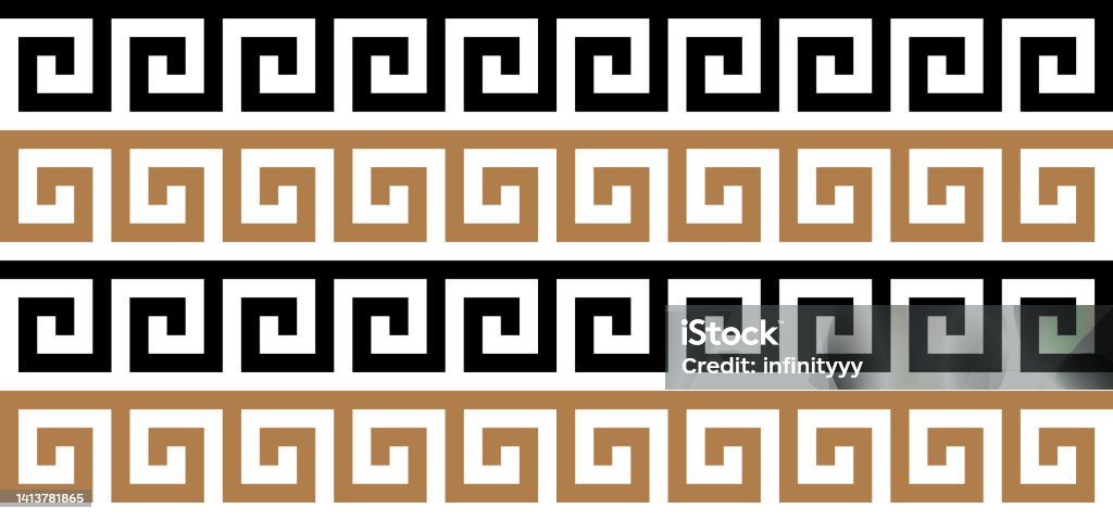 Greek Background Texture Seamless Greek Key Luxury Background Pattern Texture Stock Illustration ...