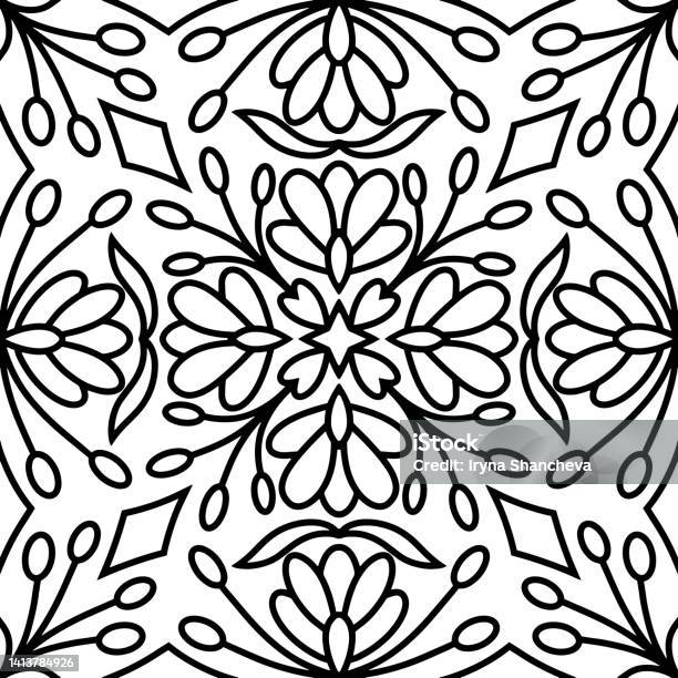 Coltejer Line Art Line Seamless Pattern Isolated Doodle Hand Drawn Art Sketch Vector ...