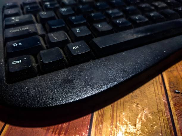 istock Old Keyboard - working at home during pandemic 1413786657