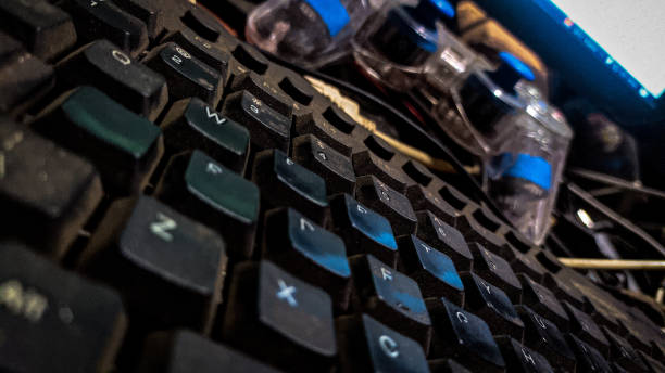 istock Old Keyboard - working at home during pandemic 1413786666