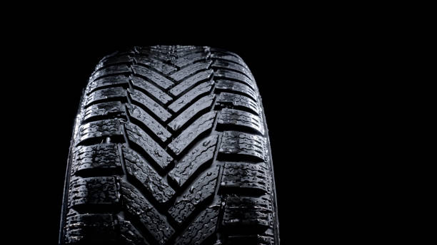 istock Wet vehicle tyre 1413795213