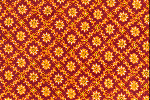 Thai style fabric pattern  background