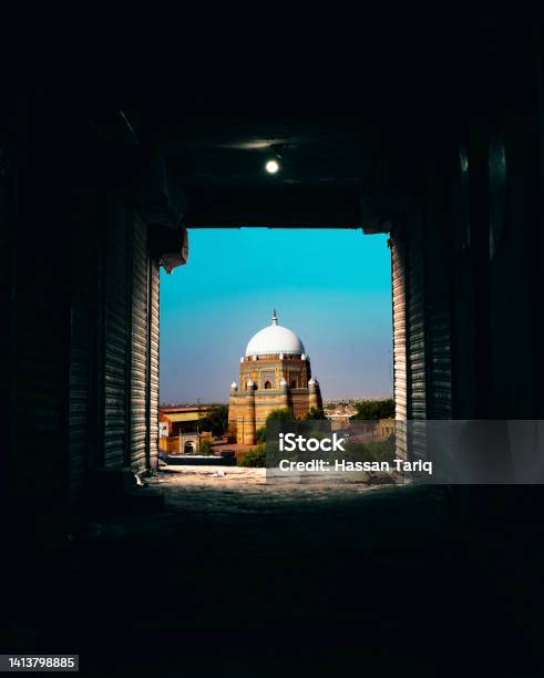 Hazrat Shah Rukn E Alam Tomb Stock Photo - Download Image Now - Ancient, Ancient Civilization, Ancient History