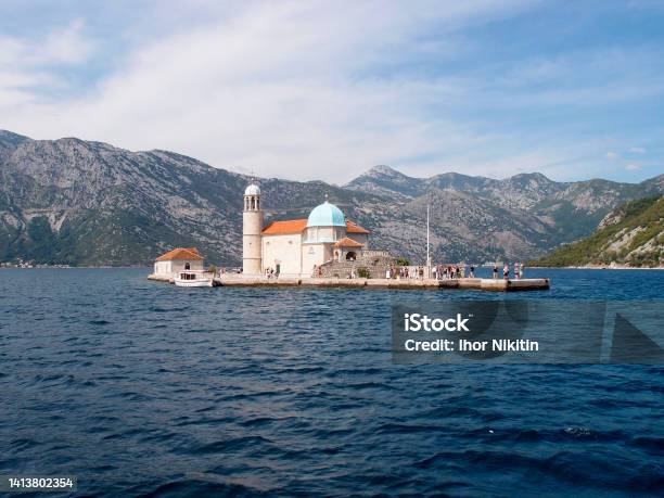 Gospa Od Škrpjela Our Lady Of The Rocks Perast Bay Of Kotor Montenegro Stock Photo - Download Image Now