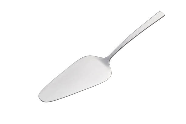 istock Stainless steel cake spatula, cut out, photo stacking 1413805606