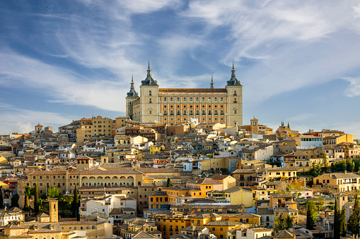 Toledo cathedral and city Spain