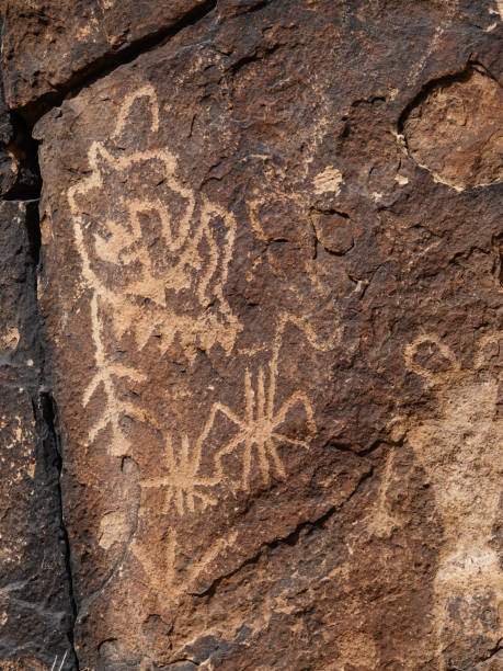 istock Fremont Culture rock art panels. Central Utah. 1413809343
