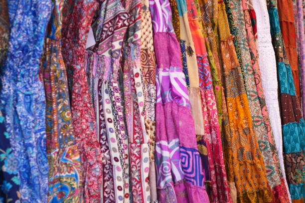 istock summer women's clothes hanging 1413821395