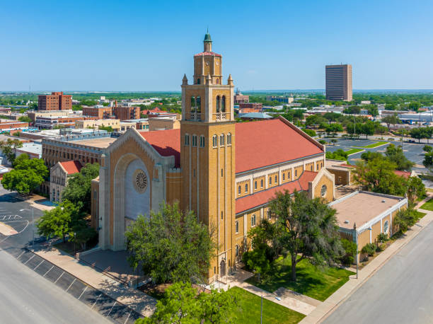 Aerial View of Abilene Texas Downtown Area Aerial View of Abilene Texas Downtown Area abilene texas stock pictures, royalty-free photos & images