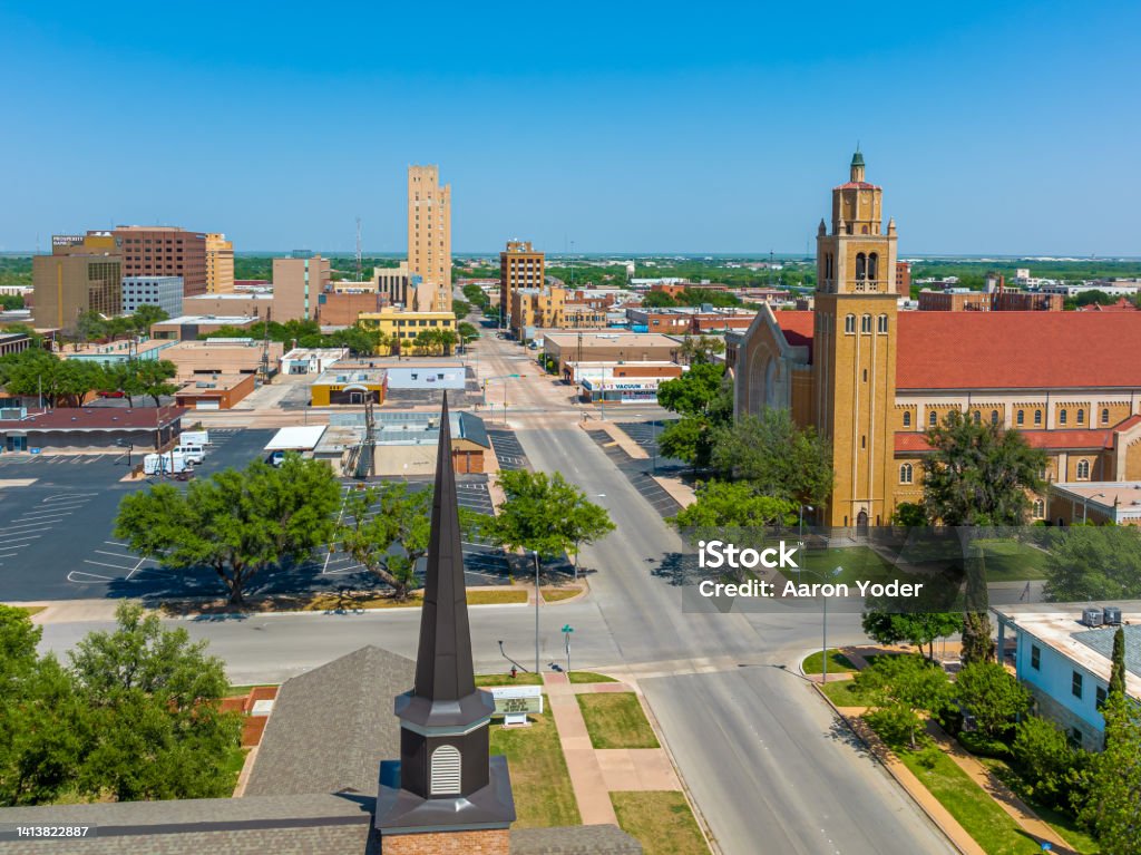 Aerial View Of Abilene Texas Downtown Area Stock Photo Download Image Aerial View Of Abilene Texas Downtown Area Stock Photo Download Image