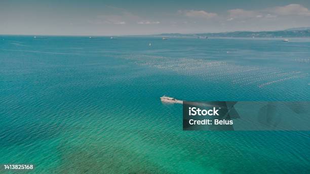 Slovenia Adriatic Sea Travel In Europe An Aerial View Drone Photo Summertime Stock Photo - Download Image Now