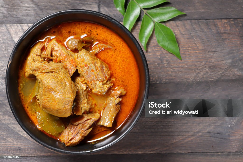 Sapi Beef Kari Daging Sapi Or Gulai Daging Or Beef Curry With Tender Beef Braised ...