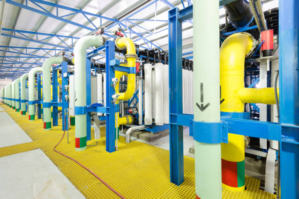 опреснительной установкой - desalination plant фотографии стоковые фото и изображения