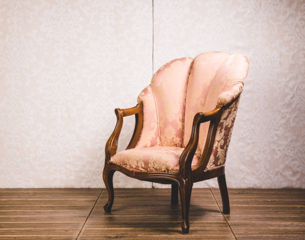 istock View of an old classical vintage armchair. 1413840630