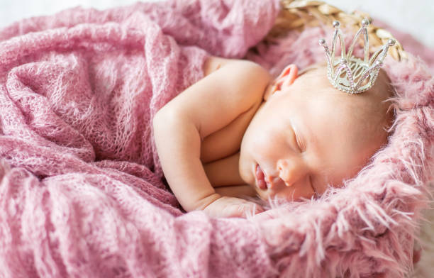 istock Cute Baby Sleeping In Crib At Home 1413841084