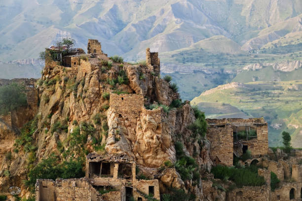 istock Abandoned mountain village Gamsutl 1413841196