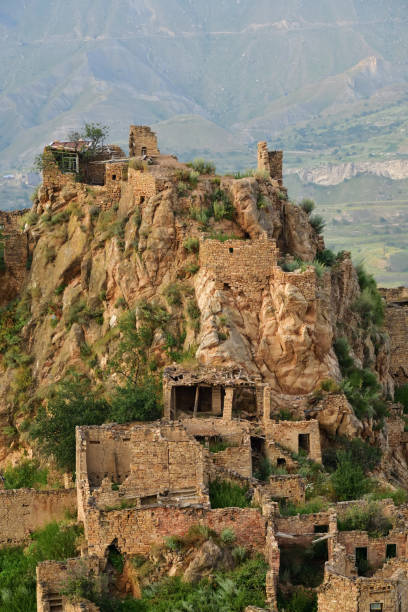 istock Abandoned mountain village Gamsutl 1413841204