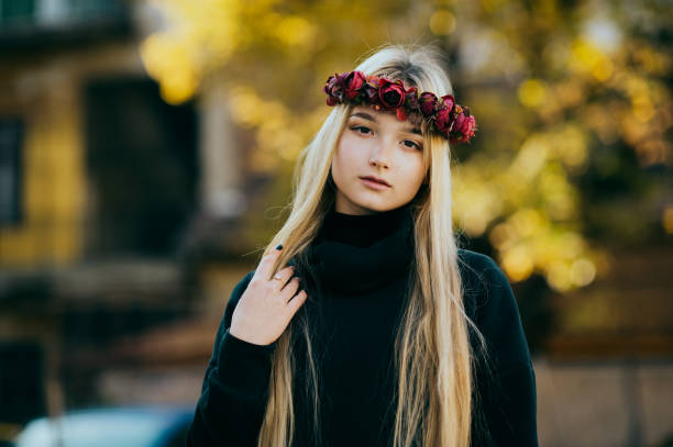 Girl autumn portrait