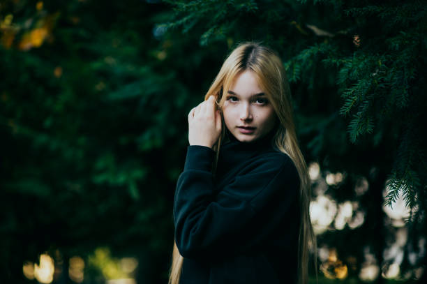 Girl autumn portrait