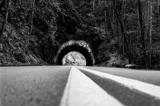 istock Road to the middle of nowhere. 1413851287